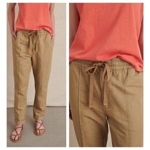 NWT ALEX MILL Sam Pull-On Linen Blend Pants (6)
